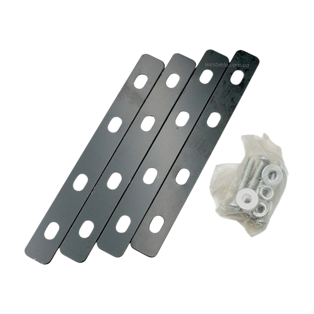 Кошик пластмасовий на багажник плетений чорний з кришкою AFT-11 (410х290х240) фото westvelo.com