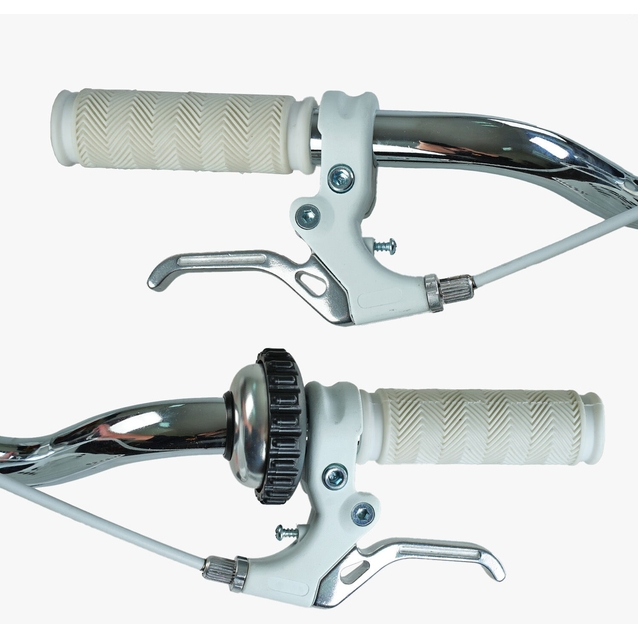 Дитячий велосипед 20 AL Corso «TAYGER» TG-45933 алюмінієва рама пудрово-білий, ручне гальмо, дод. колеса, дзвоник, бутилочка фото westvelo.com