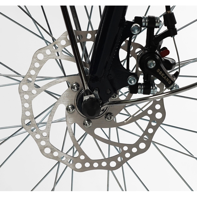 Міський велосипед 26 ST Corso «POLARIS» PS-12833 сталь 16,5", (к-т SHIMANO) синій (+к/к/б) фото westvelo.com