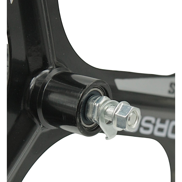 Колеса 24 перед+зад, обода ЛИТІ чорні Corso, втулка на промах, диск 6 болтів фото westvelo.com