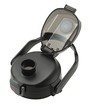 Фляга 1600 ml харч.пластик, KEEPTO EXERCISE, (для тренувань) з трубкою, чорна фото westvelo.com