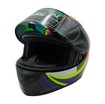 Мото шолом, закритий (M) QIKE Dot "218-1" кольоровий глянцевий фото westvelo.com