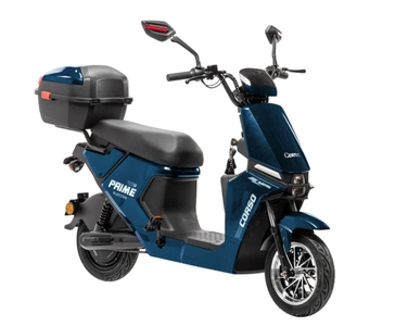 Електроскутер Corso «PRIME» PM-96300, двигун 1000W, акумулятор 60V/20Ah свинцево-кислотний, синій + 1 ящик. акум, колеса 10"