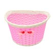 Кошик дитячий пластик, рожево -фіолетовий з бантиком BS01-8 фото westvelo.com