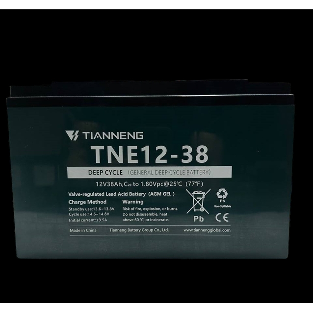 Акумулятор 12V / 38Ah: (свинцево-кислотний) фото westvelo.com