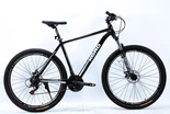 Велосипед 29 AL Corso «KORD» KR-29611 алюміній 21", (к-т SHIMANO) чорний фото westvelo.com