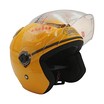 Мото шолом, відкритий (XL) (61-62см)"DAVID" D018 жовтий глянцевий (ABS) фото westvelo.com