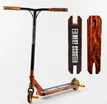 Самокат трюковий Best Scooter «ABSTRACTION» BS-77225 помаранчевий,  HIC-система, пеги, AL диск та дека, колеса PU Ø110mm, ширина керма - 60 см фото westvelo.com