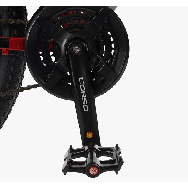 Велосипед 27.5 AL Corso «KORD» KD-02487 алюміній 15.5", (к-т SHIMANO) червоно-срібний фото westvelo.com
