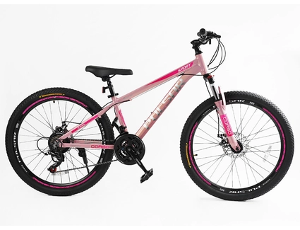 Велосипед 26 AL Corso «PULSAR» PL-26509 алюміній 13", (к-т SHIMANO) рожевий