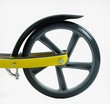 Самокат дитячий 2-х колісний, PU Best Scooter «FLASH» FL-14320 жовтий, Ø200mm, ручне гальмо, 1 амортизатор передній фото westvelo.com