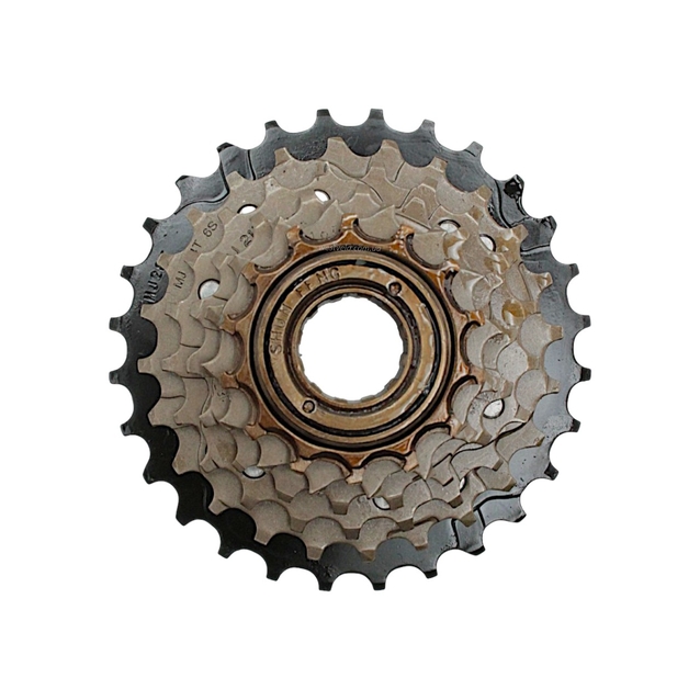 Зірка задня різьбова 6-рик CROSSRIDE CR-FW04 чорно-коричнева (14-28T) фото westvelo.com