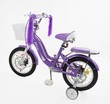 Дитячий велосипед 14 ST Corso «NICE» NC-14021 дискові гальма, фіолетовий фото westvelo.com