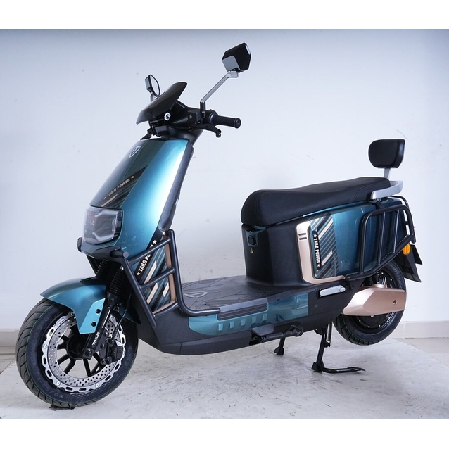 Електроскутер Tailg «F-72» D01, двигун 2999W, акумулятор 96V 52Ah графеновий, смарагдовий, колеса 12" фото westvelo.com