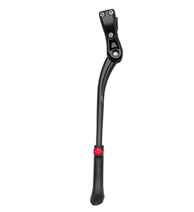 Підніжка регульована 24-29 на перо, з кнопкою, алюміній чорна