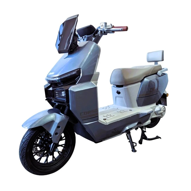 Електроскутер Corso «DEXTER» DX-516092, двигун 2000W, акумулятор  72V 35Ah графеновий, колеса 12" + 1 ящик. акум фото westvelo.com