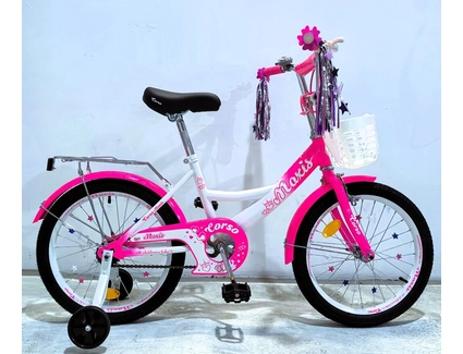 Дитячий велосипед 18 ST Corso «MAXIS» MX-46709 біло-рожевий