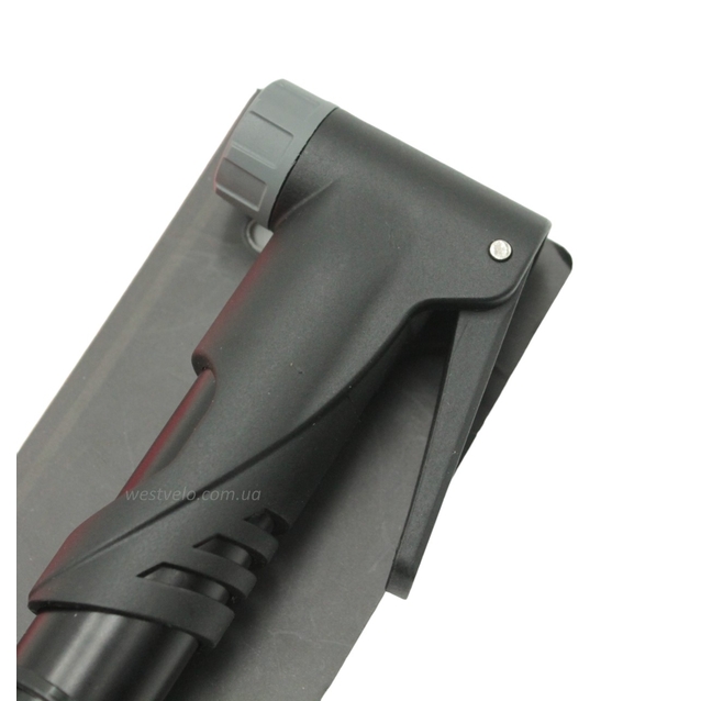 Насос вело HONOR MP-2521 алюміній, чорний + кріплення (AV/FV) фото westvelo.com