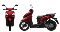 Електроскутер Yadea «VELAX» 05604, двигун 2000W, акумулятор 72V 30Ah літій-залізо-фосфатний, червоний, колеса 14" фото westvelo.com