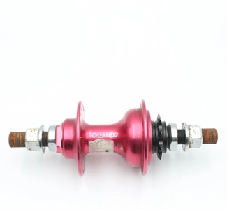 Втулка BMX, задня (AL) QUANDO, 4 пром підшипник, вісь 14мм гайки, ( 9Т ) червона (14Gx48H)