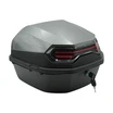 Кофр (багажник) для мотоцикла задній ROBIK 48 (400х400х280) 45L графіт з катафотом фото westvelo.com