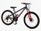 Велосипед 26 AL Corso «NEXT» NX-26014 алюміній 13", (к-т SHIMANO) графітово-червоний фото westvelo.com
