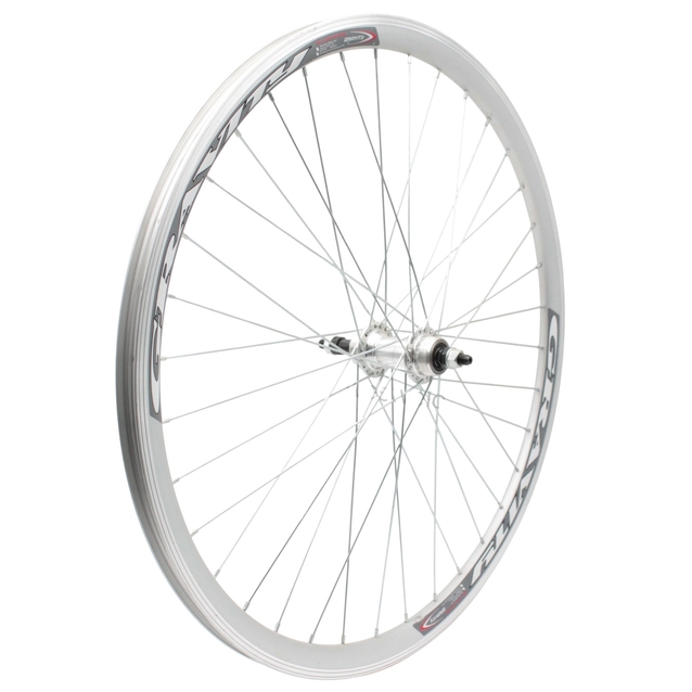 Колесо 27,5 зад, обід 2-ний сірий, втулка AL на промах, диск різьба фото westvelo.com