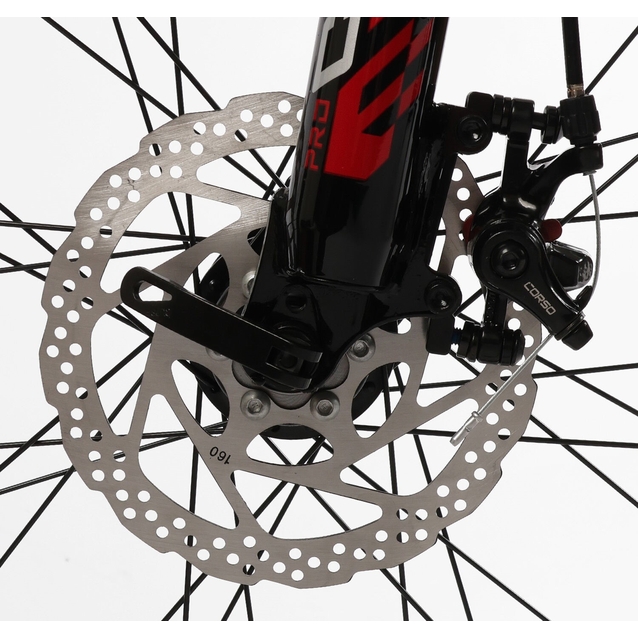 Велосипед 26 AL Corso «KORD» KD-90360 алюміній 15", (к-т SHIMANO) червоно-срібний фото westvelo.com