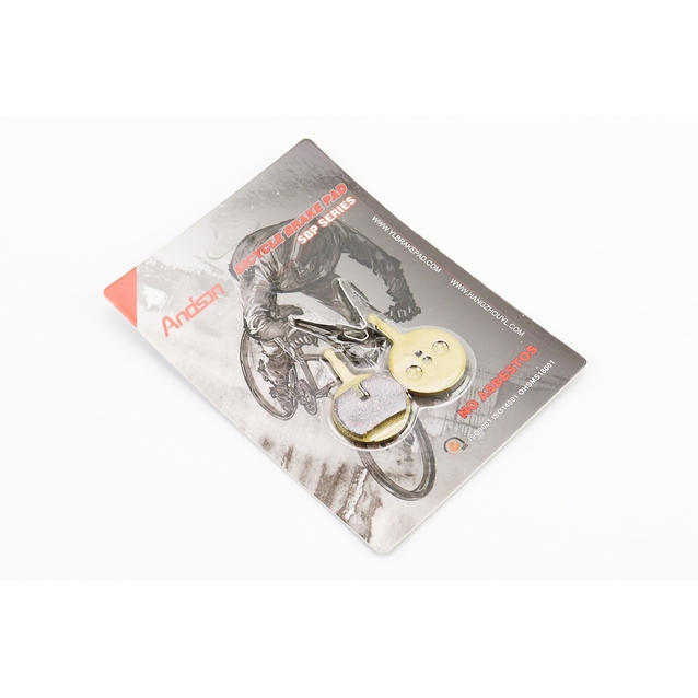 Колодки гальмівні дискові № 08 ANDSON (YL-1018) жовті фото westvelo.com