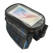Сумка на раму 2x-стороння + місце для телефону чорно-синя AQE-005 фото westvelo.com