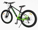 Велосипед 27.5 AL Corso «X-POWER» PW-76300 алюміній 15", (к-т SHIMANO) чорно-салатовий фото westvelo.com