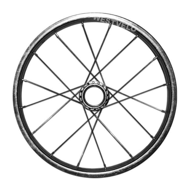 Колесо 16 зад обід нікель, стакан фото westvelo.com