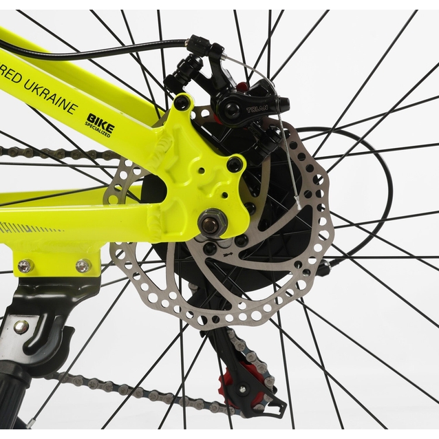 Велосипед 24 AL Corso «CONCEPT» CP-24074 алюміній 11", (к-т SHIMANO) жовтий фото westvelo.com