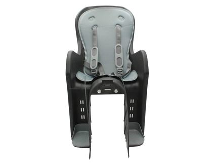 Крісло дитяче, пластик, на зад. багажник, "BQ-9-1A" з м'ягкою підкладкою, чорне