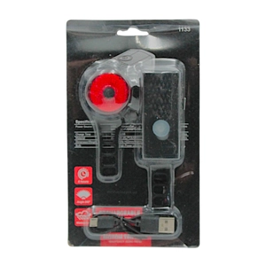 Фара + мигалка на usb зарядку BL-1133 LED micro USB (800 mAh)