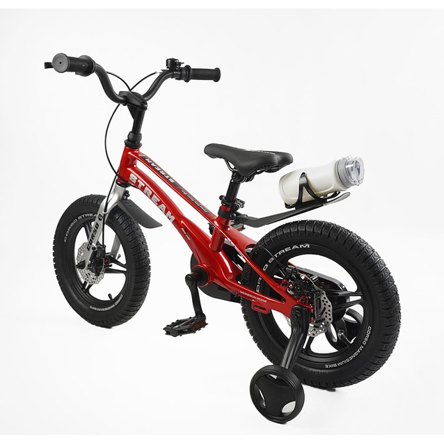 Дитячий велосипед 14 MG Corso «STREAM» SM-96132, магнієва рама, червоний фото westvelo.com