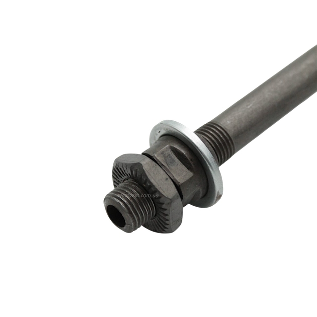 Вісь передньої втулки мтв Тайвань з диркою під ексцентрик з конусами L-108мм фото westvelo.com