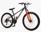 Велосипед 26 ST Corso «ENERGY» EN-26049 сталь 13", (к-т SHIMANO) чорно-помаранчевий фото westvelo.com