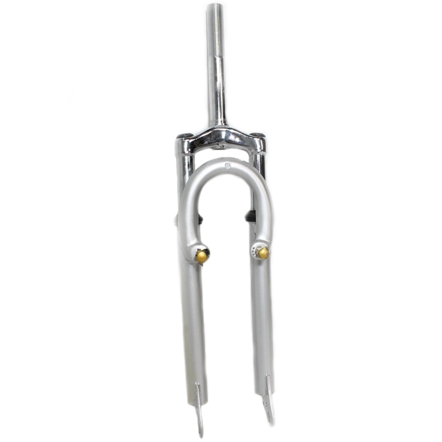 Вилка 26 аморт. різьб. китай V-brake шток L-180mm р.з L-80mm сіра фото westvelo.com