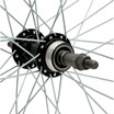 Колесо 20 зад, обід 2-ний чорний, втулка AL на промах чорна, диск різьба фото westvelo.com