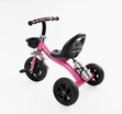 Дитячий велосипед 3-х колісний EVA (піна) Best Trike колеса 10-8, BS-14250 рожевий, сталева рама, кошик, бутилочка фото westvelo.com