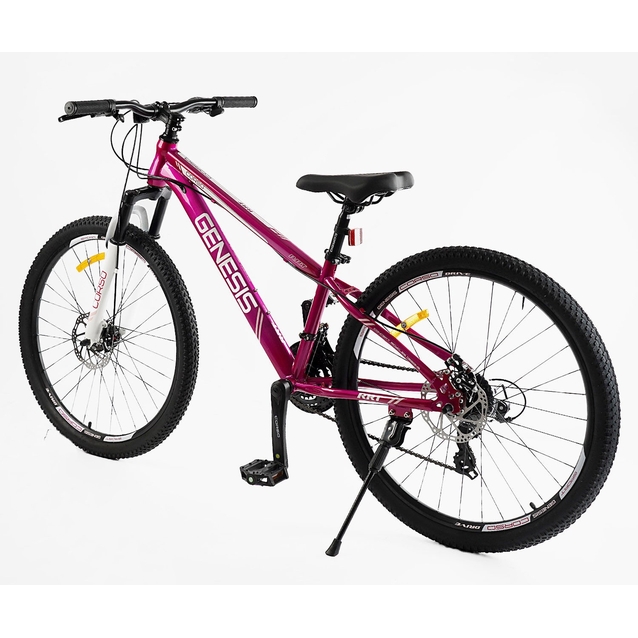 Велосипед 26 ST Corso «GENESIS» T-26996 сталь 13", (к-т Saiguan) рожевий фото westvelo.com