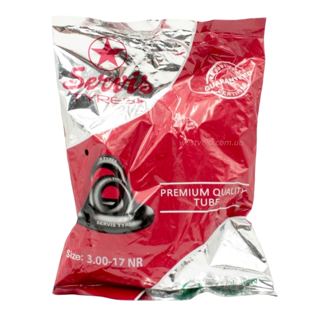 Камера "17" 2.75/3.00-17 <SERVIS> Пакистан фото westvelo.com