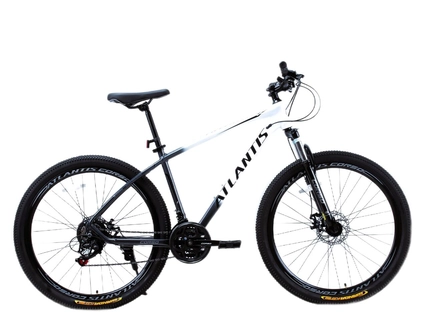 Велосипед 27.5 AL Corso «ATLANTIS» AL-27558 алюміній 17", (к-т SHIMANO) чорно-білий