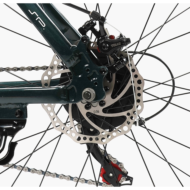 Велосипед 29 AL Corso «DARK-X» DX-29336 алюміній 19", (к-т SHIMANO) смарагдовий фото westvelo.com