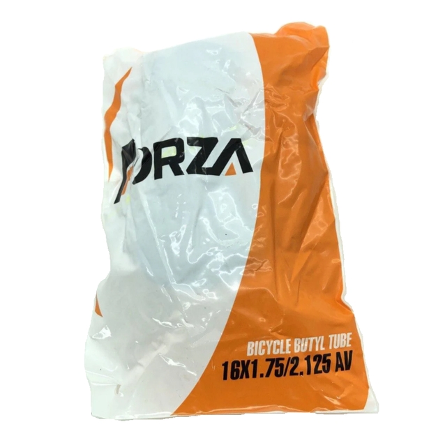 Камера 16 прямий ніпель AV 33 mm FORZA (1.75-2.125) фото westvelo.com