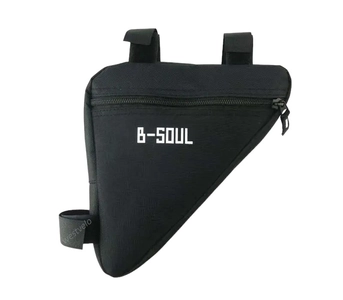 Сумка на раму трикутна B-SOUL чорна (240×160) L