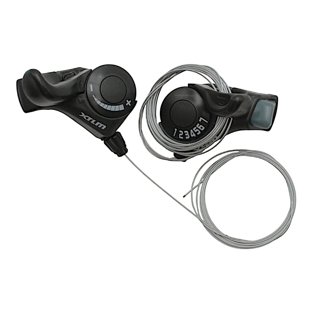 Манетки 3+7 шв.(пів автомат) XTLM (під шимано) фото westvelo.com