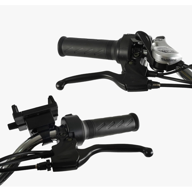 Електровелосипед 24 ST Corso «ROCCO» RC-20515 сталь, двигун 500W, акумулятор 48V20AH літієвий, чорний фото westvelo.com