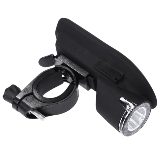 Фара usb FY-307 (1200mAh) (240lm), сонячна панель фото westvelo.com